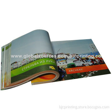 A4 creative catalogue printing, embossing on cover, coated art paper